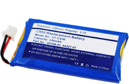 202599-03, 64327-01, 64399-01, 65358-01 Battery Replacement Compatible For Plantronics CS50, CS55, CS351, Plantronics C052, CS60, CS55, CS351, CS3...