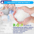 Bathroom 2 Gallon Small Trash Bags White Garbage Bags,78 Counts...