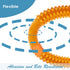 Hollow Teething Tubes Soft and Durable Baby Teether with Brushe 6-Pack Teething Toys for Babies 6-18 Months Silicone Teethers for Toddlers Sensory...