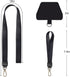 SHANSHUI Phone Lanyard, Neck Strap and Wrist Tether Key Chain Holder Universal for Phone Case Anchor Fit All Smartphones-Black......