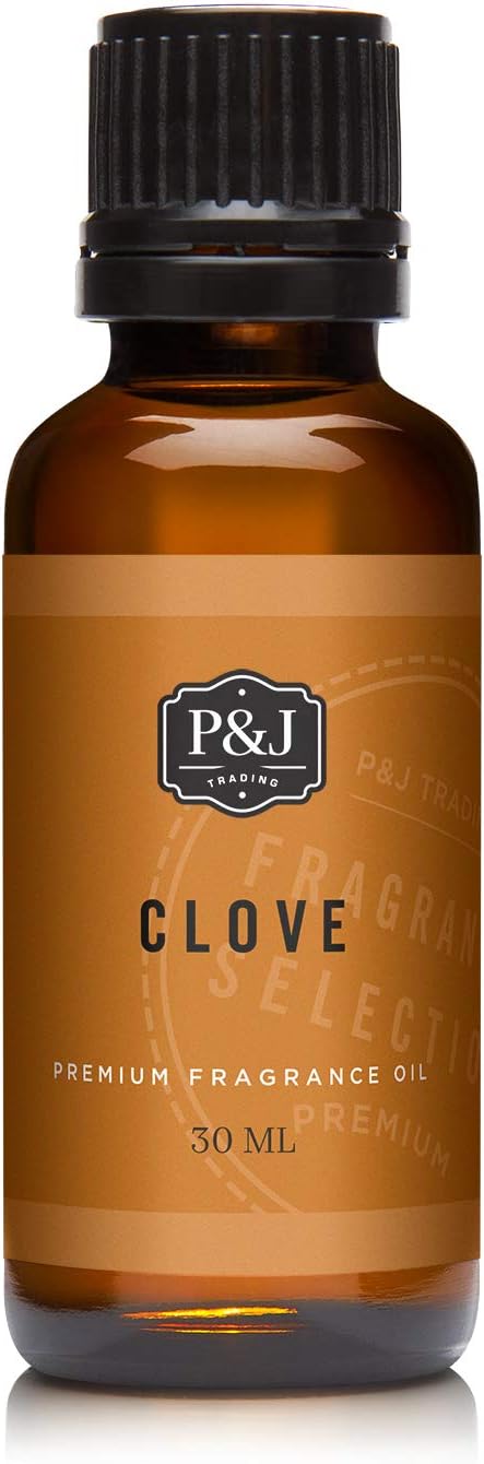 P&J Fragrance Oil - Clove 30ml - Candle Scents, Soap Making, Diffuser Oil, Fresh Scents...