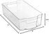 Home Basics Clear Acrylic Food Storage Container Bin for Fridge Freezer or Pantry, Stackable with Handles. Organize Fruit, Vegetables, Yogurt, Sna...