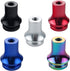 DEWHEL SHIFT KNOB BOOT RETAINER/ADAPTER for MANUAL GEAR SHIFTER LEVER 12X1.25 (Black)...