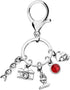 Forensic Scientist Gift Crime Scene Investigator Bracelet CSI Gift Investigation Analysts Keychain Specialist Gift (ForensicsRing)...