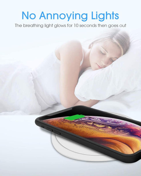 Fast Wireless Charger for iPhone 15, NANAMI 7.5W Charging Pad Compatible iPhone 14/13/12/SE 2020/11 Pro/XS/XR/8, 10W Qi Charger for Samsung Galaxy...
