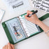 SKYDUE Budget Binder, Money Saving Binder with Zipper Envelopes, Cash Envelopes and Expense Budget Sheets for Budgeting (DarkGreen)...