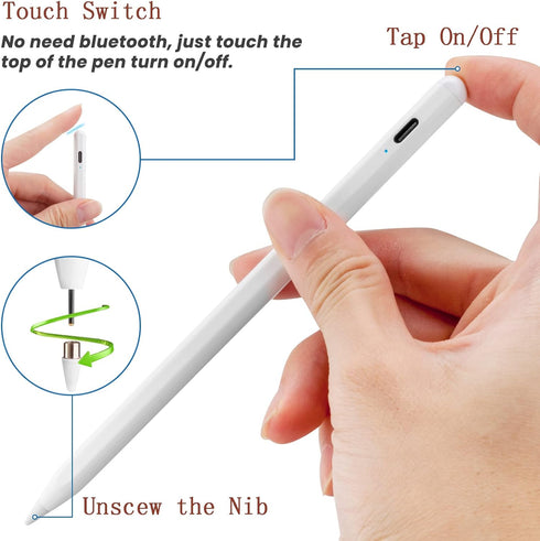 Stylus Pen for iPhone 13 Pro Max Pencil,2022 New Stylist Drawing Pen Compatible with Apple iPhone 13 Pro Max Precise 1.5mm POM Fine Point Tip,Whit...