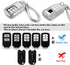Car Key Shell Fob Key Cover with Bling Rhinestones For Honda Civic Accord CRV HRV...