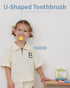 3pcs U-Shaped Toddler Toothbrush Age 2-5, Kids Manual Wholer Mouth Toothbrushes...