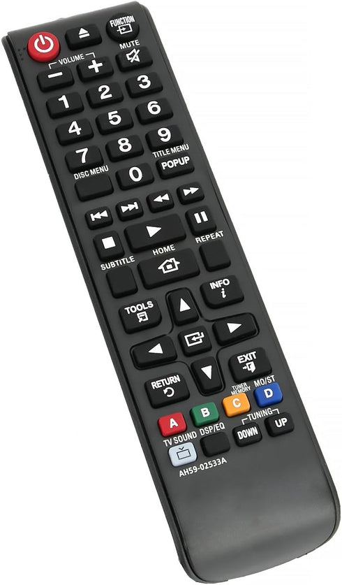 AIDITIYMI AH59-02533A Remote Control Replaced Fit for Samsung Blu-ray Home Theater System HT-J4100 HT-J4500 HT-J5500/ZA HT-J5500W HT-JM41 HT-F4500...
