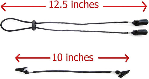 Set of 2 Cap Clips and Hat Chin Strap Windproof Clip Universal Clip Anti-lost Strap Multi-function Clip with Strap for Golfing, Fishing, Boating, ...