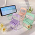Cute Chair Cell Phone Stand for Desk, 3PCS Funny Cell Phone Holder Stand Compatible with Smartphone/Phone/Pad/Tablet/E-Readers,(Green/Pink/Purple)...
