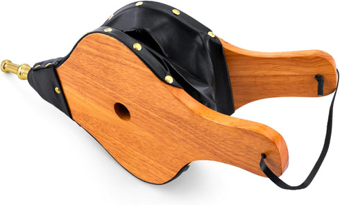 Amagabeli Fireplace Bellows Indoor 15.5"x 7" for Wood Bellow Stove Fire Air Blower for Fire Pit Bellows Outdoor Cooking Camping Nozzle BBQ Charcoa...