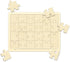 Blank Puzzle with 24 Pieces, Each Piece is Unique, Blank Wooden Jigsaw Puzzles with Puzzle Tray for Crafts & DIY, Make Your Own Puzzle 11.7x8.8 In...