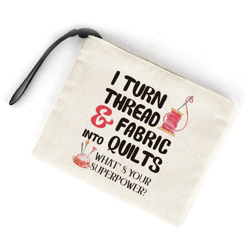 Makeup Bag Sewing Gifts for Quilters Sewing Gifts for Sewing Lovers Quilting Gifts for Women Mom Aunt Sister Grandma Quilters for Birthday Christm...