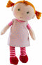 HABA Soft Baby Doll Roya - 10" Rag Doll with Red Pigtails, Pink Dress - Machine Washable Doll - Ideal Soft Doll for 2 Year Old Girls...
