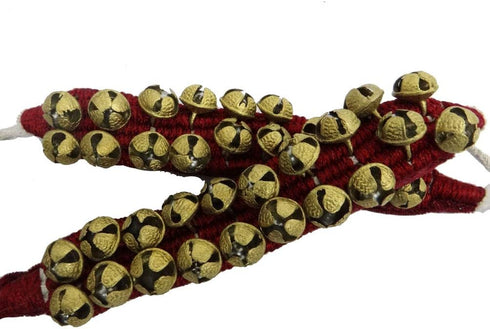 NEW Red Classical Dancing Indian Ethnic Ghungroo Anklet Women Jewellery 2 MRS,6.19...