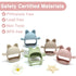 Baby Teething Toys, No Drop Teething Toys for Babies 0-6 Months, Baby Chew Toys for Teething Relief, Hand Teethers for Babies, Great Baby Shower G...