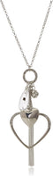 GUESS Basic Large Open Heart Charm Pendant Necklace...