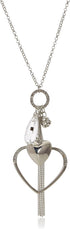 GUESS Basic Large Open Heart Charm Pendant Necklace...