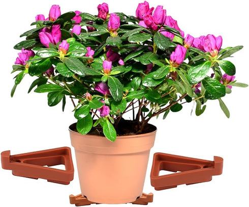Plant Pot Feet, Invisible Flower Pot Risers Toes Flower Pot Lifters Supports Potted Plant Stand Flower Pot Rack for Indoor and Outdoor Plant Pots ...