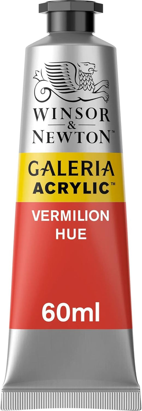 Winsor & Newton Galeria Acrylic Color, 60ml (2-oz) Tube, Vermilion Hue...