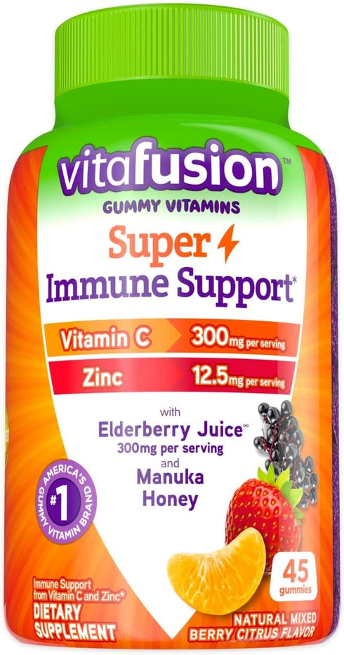 Vitafusion Super Immune Support Gummy Vitamins, 45ct...