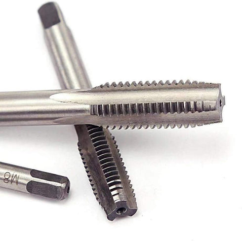 Metric Tap Set HSS Hand Screw Thread Tap Set Thread Tapping Tool 7PCS M3-M12 Drill Bits Set...