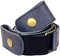 Hide & Drink, Buckle Free Leather Belt / (1.5 in.) Wide/Stretch/Adjustable/Comfortable, Handmade :: Charcoal Black...
