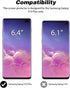 TOCOL 2+2 Pack Fit for Samsung Galaxy S10 Plus - 2 Pack TPU Screen Protector and 2 Pack Camera Lens Protector, Alignment Frame, Easy Installation,...