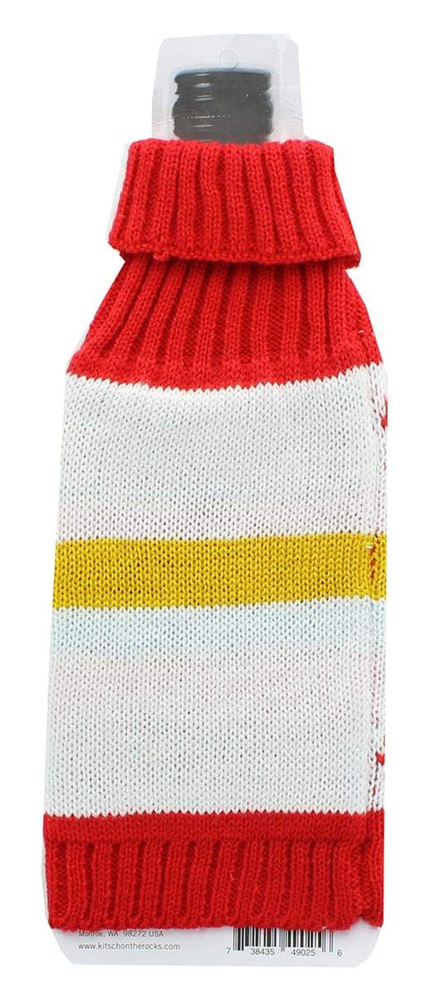 The Coop Knit Booze Bottle Cozy - "I'll Drink To That!"...