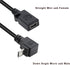 Micro USB to Mini USB Adapter Cable 27CM Up & Down Angle Micro USB Male to Mini USB Female Charging and Data Sync Cord(2Pack)...