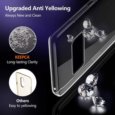 Galaxy Note 8 Clear Case, Slim Thin Soft Skin Silicone Flexible TPU Gel Lightweight Anti-Scratch Shockproof Protective Cases Cover for Samsung Gal...