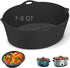 Silicone Liners Fit for Crock Pots/Slow Cookers 7-8 Quart, Slow Cooker Divider Insert Compatible for Crockpot Liner, Reusable/BPA Free/Leakproof/C...