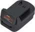 18V Battery Adapter Converter Chargers Dock Power Connector for Bosch 18V to for Milwaukee Lithium Power Tool BS18ML...