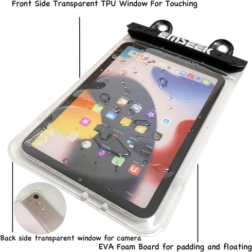 Waterproof Ebook Reader Case Waterproof Tablet Cover Dry eReader Bag Waterproof Holder Pouch for Amazon Kindle Paperwhite Oasis Fire 7 IPAD Mini P...