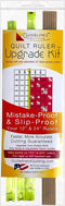 Guidelines4Quilting Quilt Ruler Upgrade Kit for 12 Inch and 24 Inch Rulers, Cut Accurate Strips and Squares Even in 1/8 Inch Increments with No Fa...