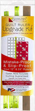 Guidelines4Quilting Quilt Ruler Upgrade Kit for 12 Inch and 24 Inch Rulers, Cut Accurate Strips and Squares Even in 1/8 Inch Increments with No Fa...