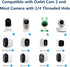 Baby Monitor Mount for Owlet Cam 2, Owlet Cam Smart Baby Monitor,Owlet Duo and Arlo Cameras, Owlet Camera Stand(15.7in Gooseneck Clip)...