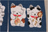 NARUMI ?? Noren (Japanese Curtain) Seven Beckoning Cat/Maneki Neko 17-507 85×30cm from Japan...