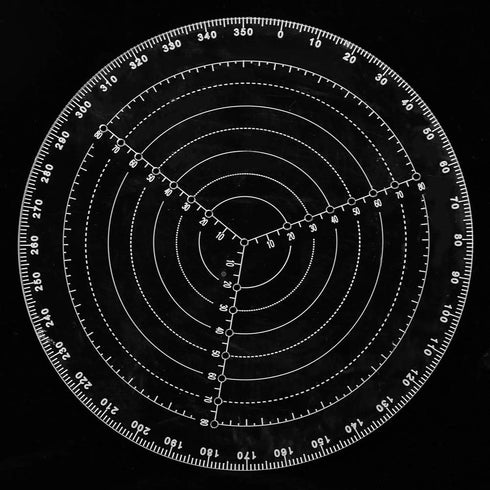7.87" Round Center Finder Compass Transparent Acrylic Wood Turning Tool Lathe Parts Accessories for Locating Center Woodworking Measure...