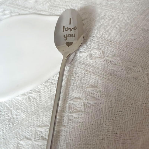 Couple Gift Spoons for Boyfriend Girlfriend I Love You Gifts Spoon for Him Her Anniversary Christmas Gift for Husband Wife Coffee Tea Lover Gifts ...