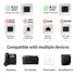 Phone Cable 10 Feet Telephone Line Cord with RJ11 6P4C Connectors for Landline Phone, Fax Machine and Modem, for Both in-Wall and Out-Wall Using, ...