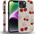 for iPhone 14 Plus Case,HH2 Red Cherry Bows Hybrid 2 Layer Hard Shell Silicone Protective Pattern Design Case...