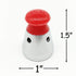 TIHOOD 3PCS Universal Pressure Cooker Relief Jigger Valve 1.5 Inch High (Red)...