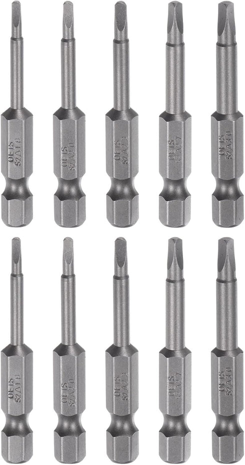 10pcs TA1.8-TA3.0 Triangle Screwdriver Bit 1/4" Hex Shank 2" Length Magnetic Tri-angle Screw Driver Power Tool...