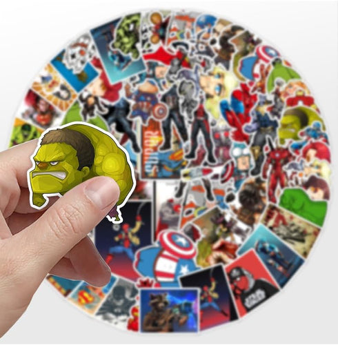 50 Pcs Marvel Avengers Hero Stickers for Teens, Adults, High Quaility Waterproof Vinyl Stickers for Skateboards,Laptop,Bottle,Phone Case,Bike,Wall...