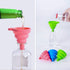 Kitchen Silicone Collapsible Funnel Set of 3,Small and Large,Flexible-Foldable-Cooking-Food-Grade Funnels for Filling Small or Mini Bottles,Perfum...