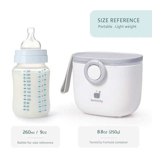 Termichy Baby Formula Dispenser, Portable Formula Dispenser Container with Scoop and Carry Handle for Travel Outdoor Activities for Baby Infant, 5...