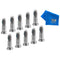 MMOBIEL 10x Bottom Screws Compatible with iPhone 12 Pro Max / 12 Pro / 12/11 Pro Max / 11 Pro / 11 / XS Max/XS/XR/X - Silver...